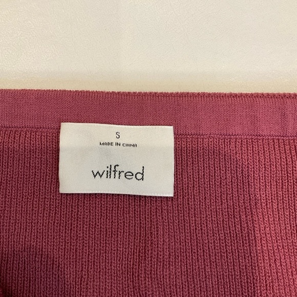 Wilfred Off Shoulder Vertou Knit Top Sweater Size Small - Picture 11 of 13